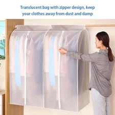 Garment Clothes Cover Protector Hanging Suit Wardrobe Storage Bag Dustproof T8W4