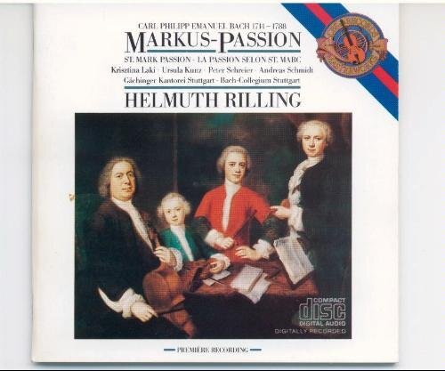 RILLING Bach : Markus Passion (CD) | eBay
