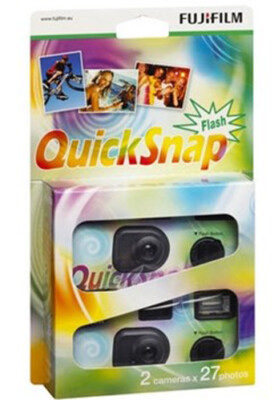 Einwegkamera QuickSnap 400 27 Flash 2er Pack von Fujifilm