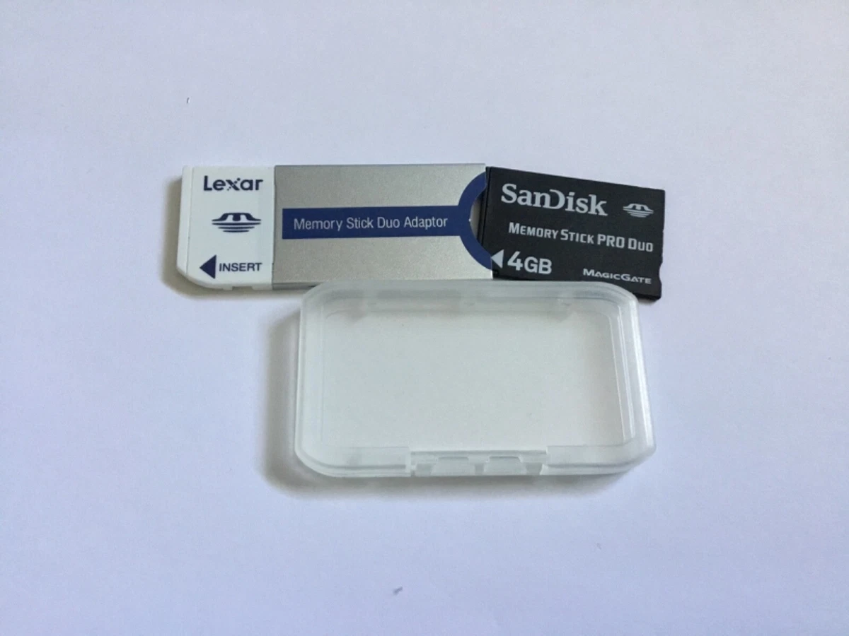 1pcs 4gb sandisk Sony compatible Memory Stick Pro duo adapter for