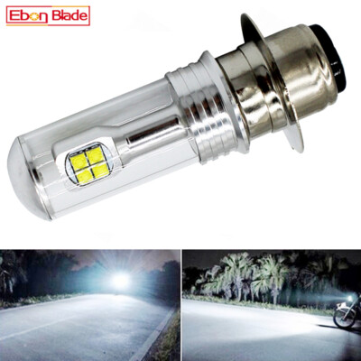 SOFOC P15D-25-1 Lampe H6M 1 Pol 6V 25W Warmweiß RP30 Motorrad Roller Scheinwerfer Abblendlicht Fernlicht 800+lm Motorrad Frontlampe 2Pcs