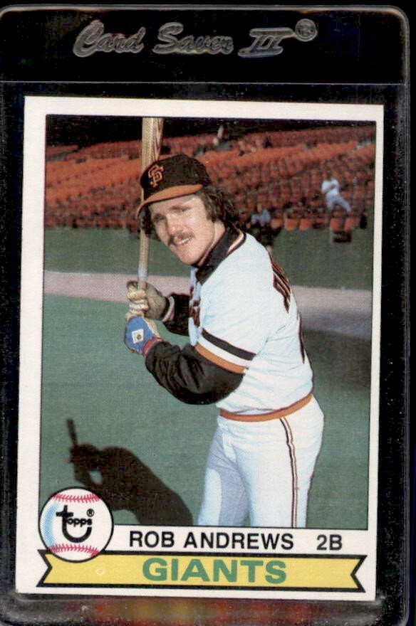 1979 Topps #34 Rob Andrews San Francisco Giants - Nice Card