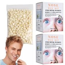 1 2 Painless Nose Hair Removal Wax Beads Kit Nasal Ear Hair Effective for Unisex
