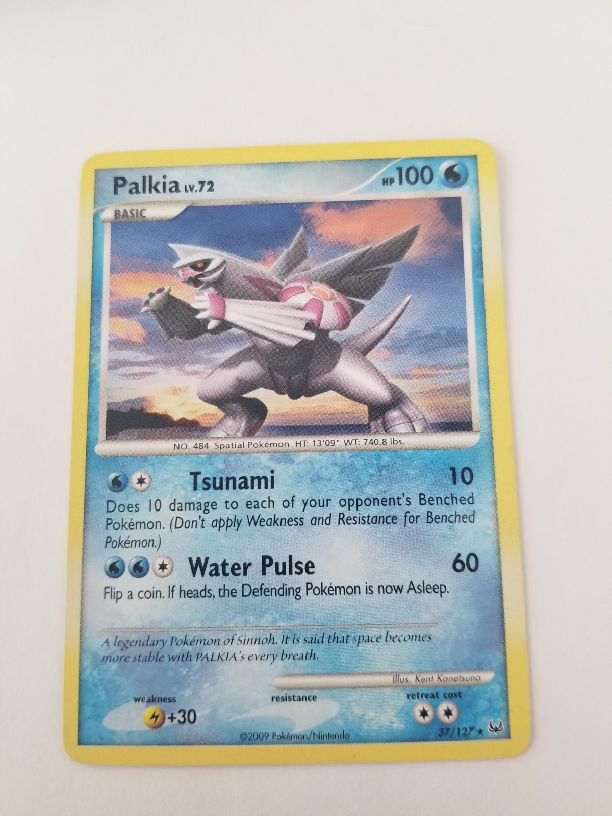 Pokémon TCG Palkia Platinum 37 Regular Rare