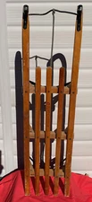 Vintage Davos Germina Wooden Snow Sled