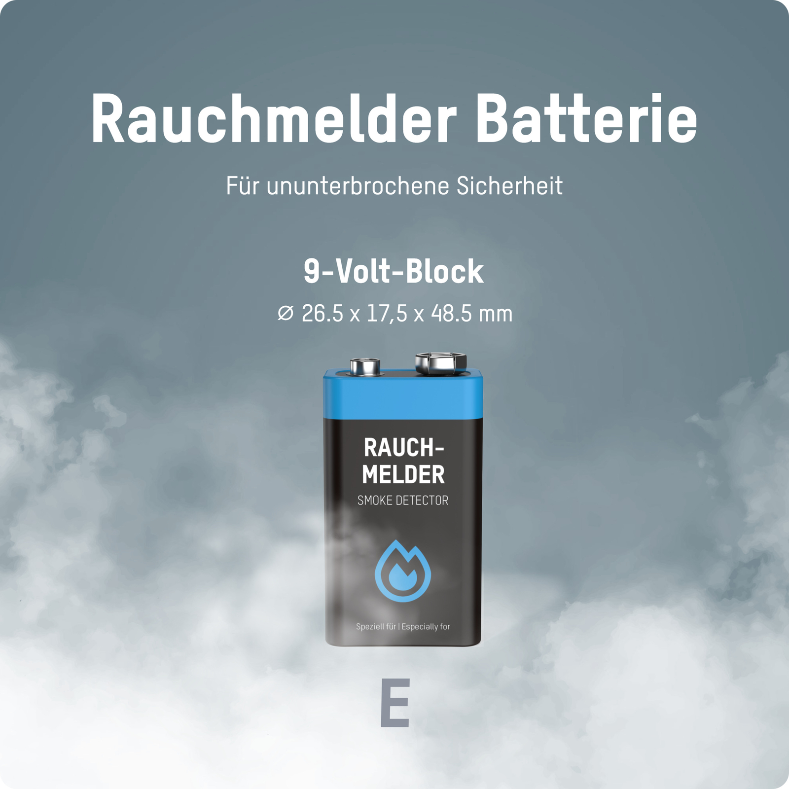 Thumbnail - Ansmann 9v E-block Lithium Batterien Für Rauchmelder 10-jahres