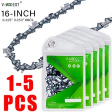 16 Inch Chainsaw Chain 325" 050"Gauge 66 Drive Links Fit Husqvarna Makita Echo