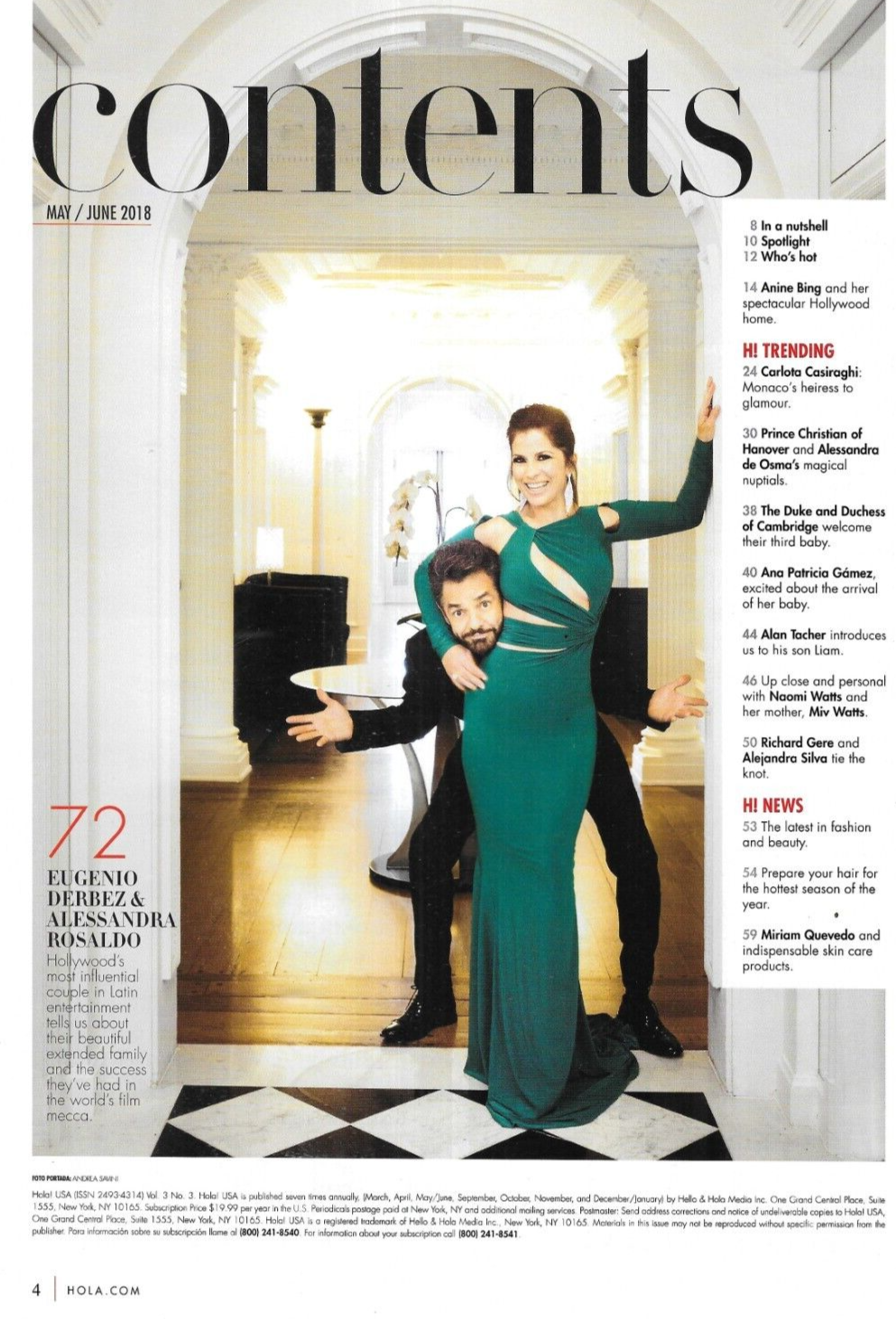 Hola Magazine Eva Longoria Meghan Markle Olivia Culpo Alejandra Espinoza  2018 for sale online | eBay