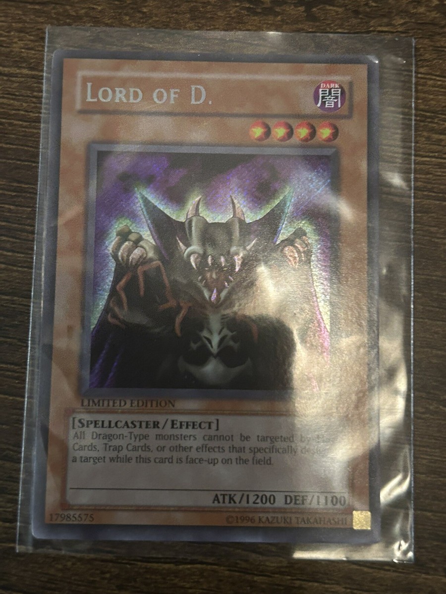 Lord of D. - BPT-004 - Secret Rare - Limited Edition - YuGiOh Played Lord of D. - BPT-004 - Secret Rare - Limited Edition - YuGiOh Played
