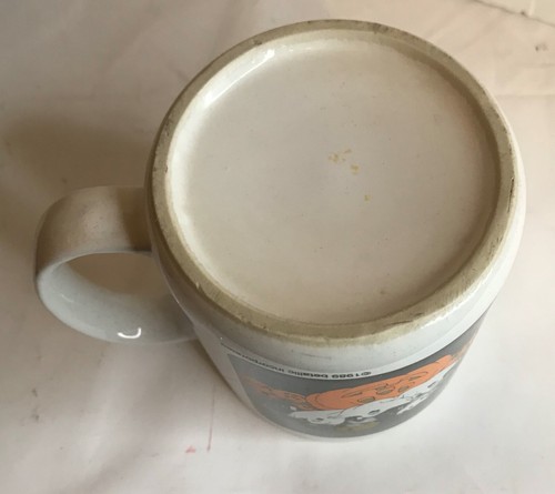 VTG Betallic Halloween MUG 1989 RARE NICE Ghosts/Pumpkins/Haunted House - Picture 4 of 5