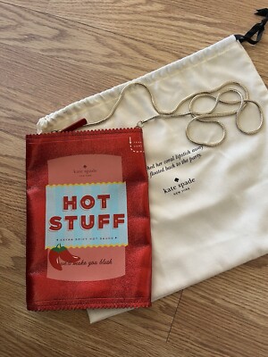 Kate Spade  Hot Stuff  Sauce Packet Crossbody Handbag Purse