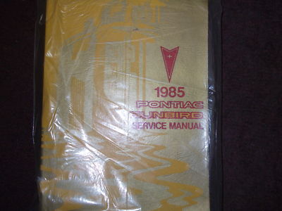 1985 85 Pontiac Sunbird Service Reparatur Shop Manuell OEM GM Autohaus Huge Buch