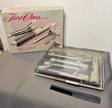 Vtg First Class by Windmere Hair STYLING SYSTEM Curling Iron 4 Barrels Case