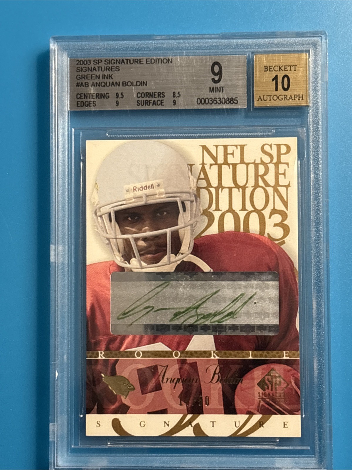 Anquan Boldin SP Signature Signature Edition #AB Green