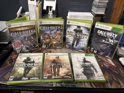 Xbox 360 Call of Duty Bundle Lot of 7 - Tested/Working - Free Shipping