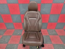 17-22 Audi Q7 Premium Plus Front Driver Heated Leather Seat Nougat Brown Vb