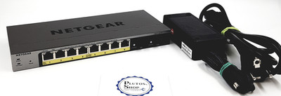 Netgear GS110TPv3 8 Port PoE+ Netzwerk Managed Switch LAN Splitter Verteiler