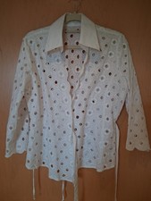Damen Bluse, Gr. S/M Weiß