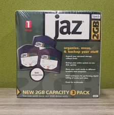 SEALED 3-Pack Genuine Iomega Brand Jaz 2GB Disk 10597 Media UNOPENED