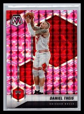 2020-21 Panini Mosaic #139 Daniel Theis Mosaic Camo Pink