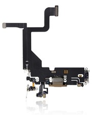 Charging Port Flex Cable Compatible For iPhone 13 Pro Used OEM Pull Gold
