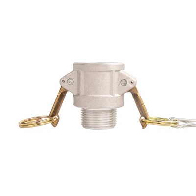 Aluminum Camlock Fittings 2 PCS 1 inch Part B Female Coupler x Male Thread