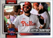 2026 Topps Baseball Justin Crawford Rookie Complete Set Variation #700 Phillies