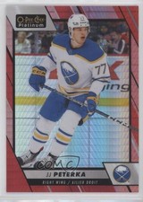 2023-24 O-Pee-Chee Platinum Red Prism 145/199 John-Jason Peterka JJ #181 1e7g