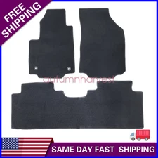 For Chevy Equinox GMC Terrain 2018-2025 Front & Rear Floor Mats Carpet Velour 3x