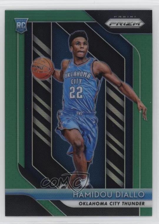 2018-19 Panini Prizm Green Prizm Hamidou Diallo #9 fm0