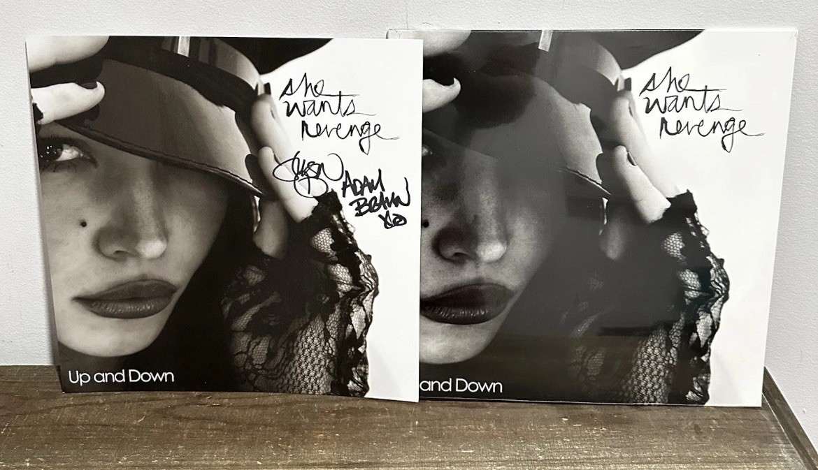 AUTOGRAPHED SIGNED She Wants Revenge Up & Down VV Vertigo Vinyl LP