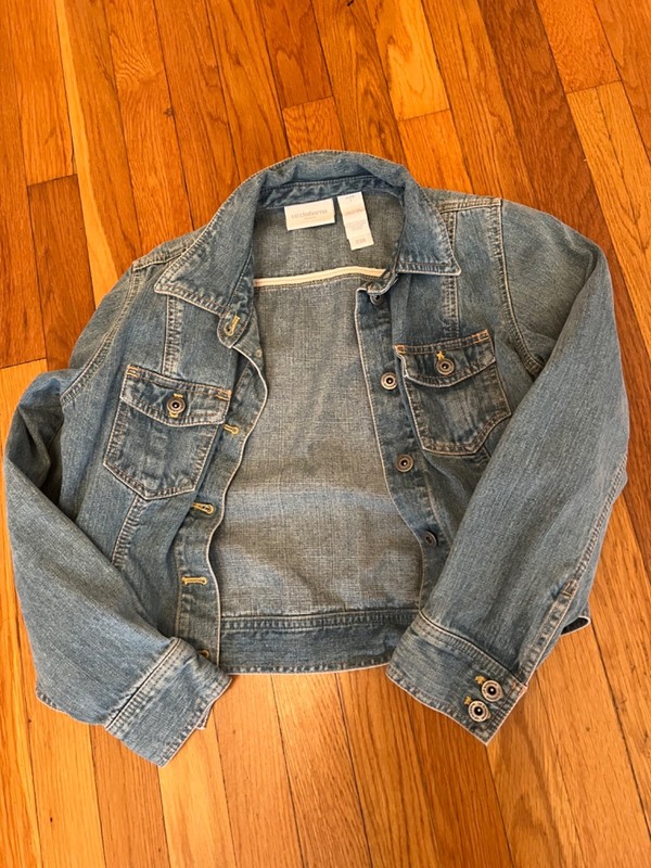 Liz Claiborne Women's Denim Jean Jacket  Blue FREE SHIPPING