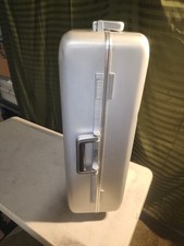 ZERO HALLIBURTON Aluminum 2- Handle 4-Wheel large capacity 24" Locking Combo