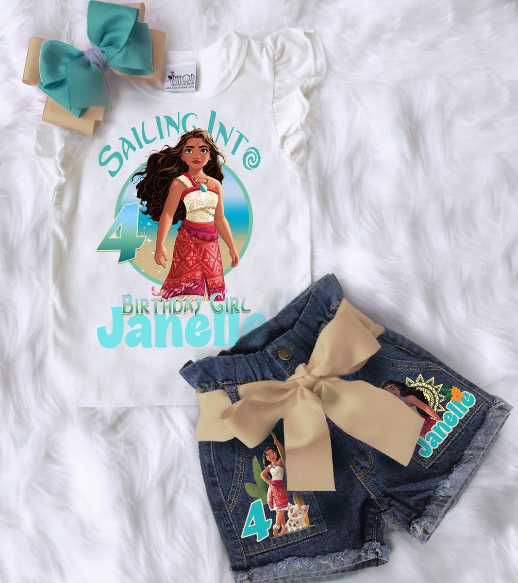 Moana Birthday Shirt, Moana Family Birthday Shirts, Moana Sime