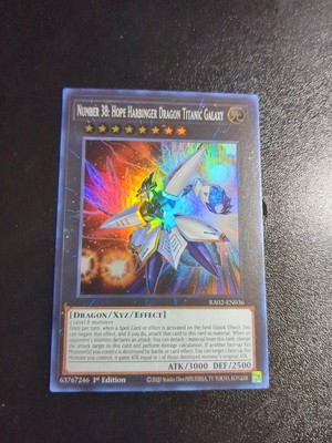 Number 38: Hope Harbinger Dragon Titanic Galaxy RA02-EN036 25th Anniversary...