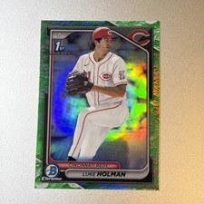 2024 Bowman Draft Chrome Lunar Glow Refractor Luke Holman #BDC-100