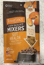 Instinct Raw Boost Mixers Gut Health Freeze-Dried Dog Food Topper 5.5 Oz