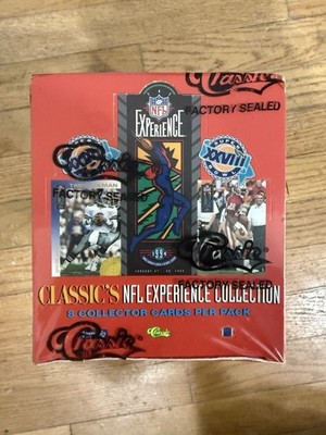 1994 Classic's NFL EXPERIENCE COLLECTION Wax Packs Factory SEALED BOX