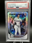 Shohei Ohtani 2025 Bowman #17 Retro Logo Foil Pattern PSA 9