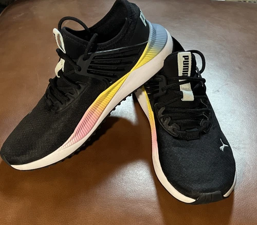 Scarpe sneakers Puma Pacer Future Rainbow stringate per bambini casual ragazze taglia 6 5C