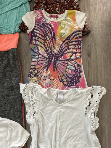 Size 12 Girls Clothing Lot, 10 Items, DKNY, Tahari, Twirl, Cat & Jack, Justice - Picture 14 of 15