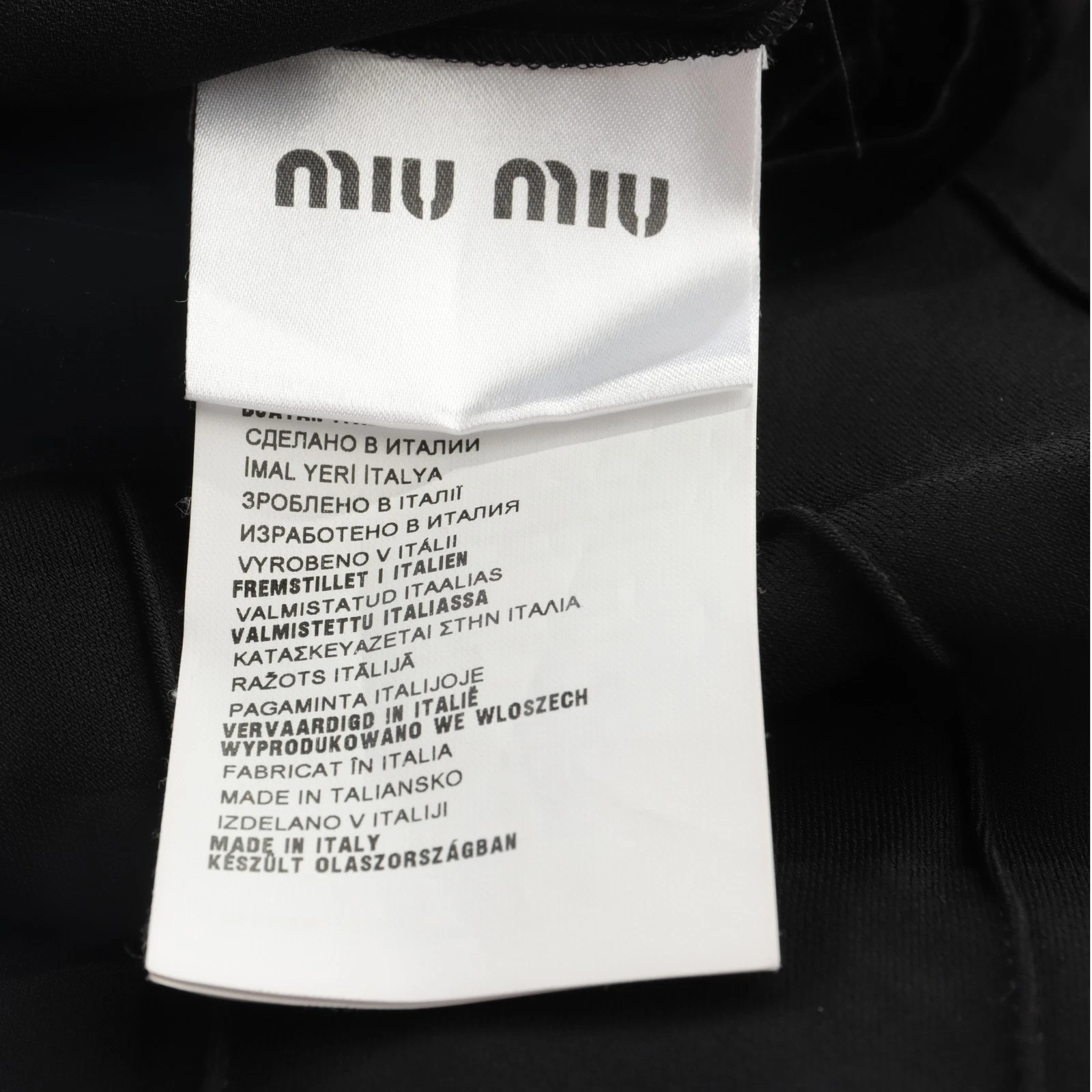Abito Miu Miu Nero 32 IT 38