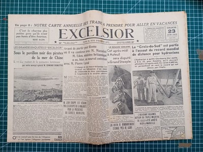 BE332 Excelsior Zeitung 1935 JULI - diverse Fakten