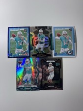 5 Card Quinn Ewers Lot - Rookie - Miami Dolphins