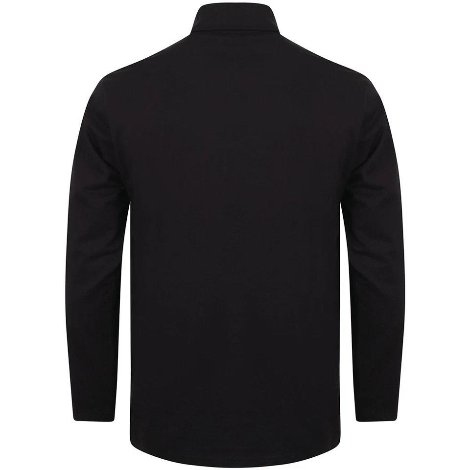 Henbury  Camiseta interior con cuello vuelto alto porcentaje algodón (RW615) - Imagen 2 de 4