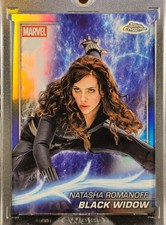 2025 Topps Chrome Marvel Studios Refractor Black Widow - Natasha Romanoff #7