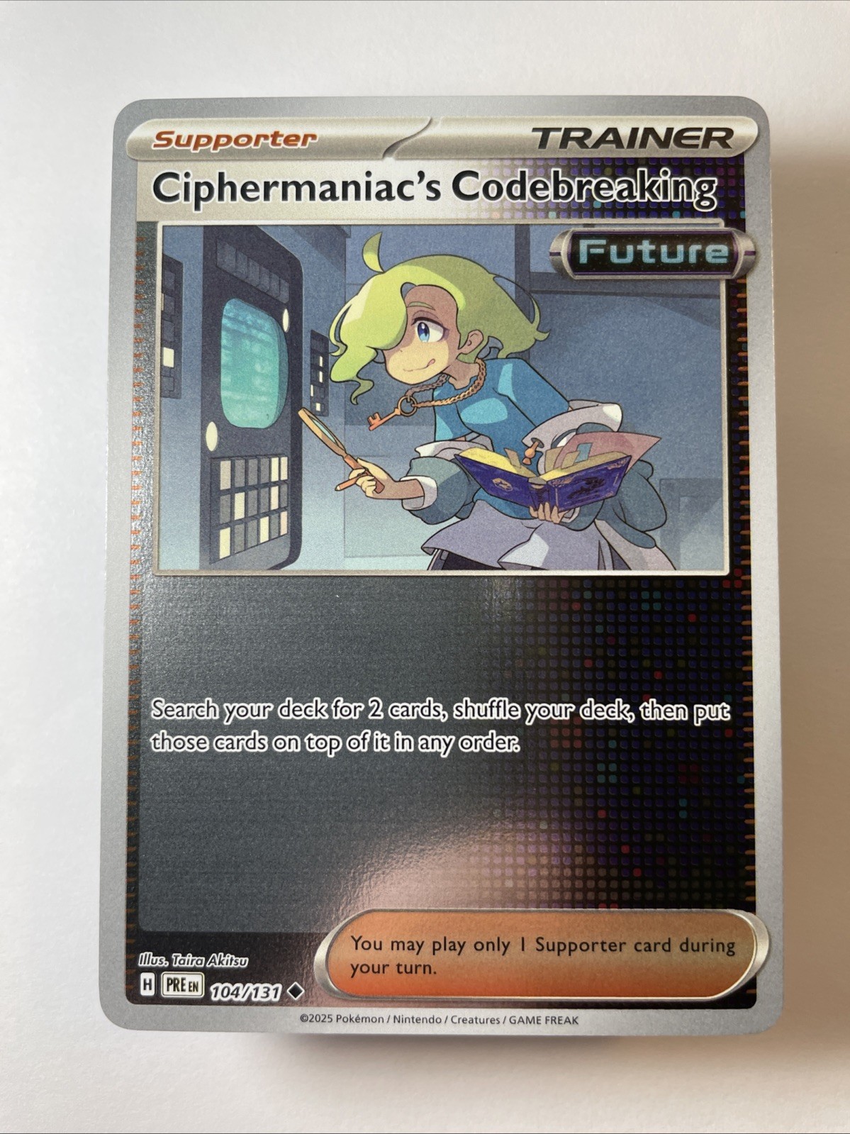Ciphermaniac's Codebreaking 104/131 - Prismatic Evolutions Reverse Holo (NM)