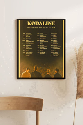 Kodaline announce global 2026 Farewell Tour Poster