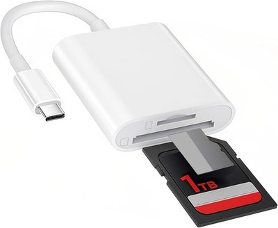 USB-C SD Kartenleser für iPhone 15 iPad / MacBook - 5Gbps schnelle Übertragung