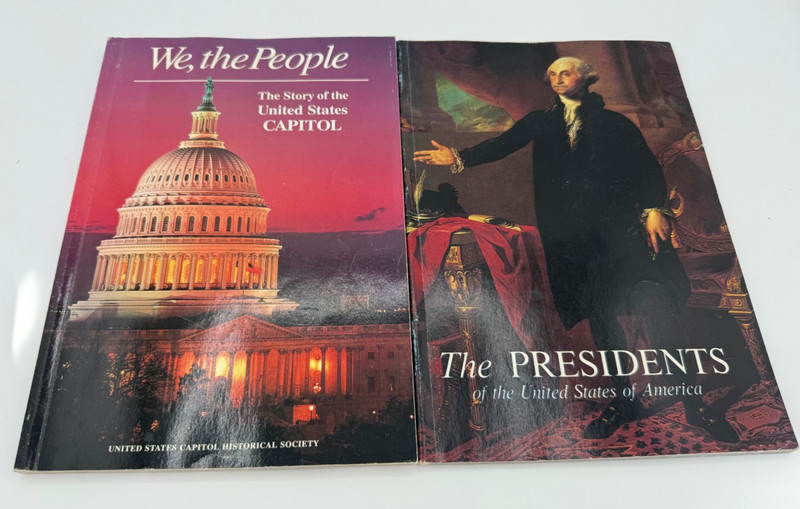 2 1990s National Geographic USMagazines, We the People and The Presidents